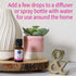 Garden of Life Essential Oils, 100% Organic & Pure Geranium Essential Oil Plus Sweet Orange & Palmarosa - Happy Blend for Diffusers, Home, Skin & ...