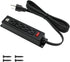 Mountable Power Strip with USB Ports,Wall Mount Power Outlets Screw Down Power Socket in Desk Under Cabinet Power Station 4AC Outlet 2 USB 6.56 Fe...