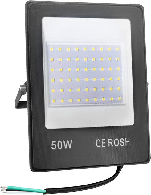LED Flood Lights 50W, 5000LM Super Bright Work Lights, IP66 Waterproof Exterior Floodlights Outdoor 5000K Daylight White Security Lights Fixture f...
