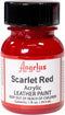 Angelus Acrylic Leather Paint Scarlet Red 1oz...