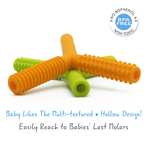 Y Hollow Chew Tubes Sensory Chew Toys for Autistic Children(2 Pack), Alt. to Chew Necklaces for Sensory Kids, Teething, Oral Motor Stimulation, AD...