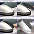 2PCS Car Rearview Mirror Rain Visor, Snap-On Side View Mirror Rain Eyebrow, Waterproof Flexible, Car Exterior Trim Accessories for Universal for C...