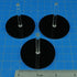 LITKO RPG Round Flight Stands | Role Playing Games | Compatible with Dungeons and Dragons | Compatible with Pathfinder | Circular Black Base (2-in...