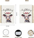 Preppy Cow Notebook Journal - Cow Gifts for Cow Lovers, Western Cow Office Supplies, Hay Girl Hay, College Ruled Hardcover Spiral Notebook 5.5 x 8...