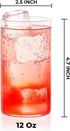 Borosil Drinking Glasses, 12 Oz, Set of 6, BPA Free, Borosilicate Drinking Glass, Clear & Lightweight Water Glass Set, Odor Resistant, Freezer & D...