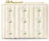 MEISEE Small Wallet for Girls Women Tri-folded Wallet Cash Pocket Card Holder Coin Purse with ID Window elegant youthful and cute -flowers-white...