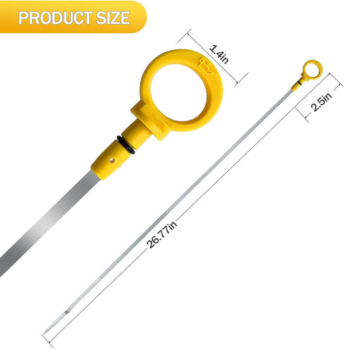 VerRich Engine Oil Level Dipstick for Dodge Grand Caravan(06-10) for Chrysler Town & Country(06-10) for Chrysler Pacifica(07-08) Dodge Caravan(06-...