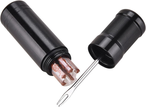 Tyres Tubeless Bike Tyre Repair Kit Fix A Puncture Or Flat Includes Storage Canister Plugger Tool & Plugs Tubeless Tire Repair Kit Mountain Bike T...