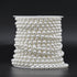 Jerler Pearl Trim Garland Artificial Pearl Bead Chain Trim Strands Roll, Ideal for DIY Crafts, Christmas, Wedding, Bouquet and Party Decoration (W...