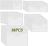 50 Pcs/Set 5 Sizes Stamp & Die Storage Pockets Resealable Clear Plastic Seal Bags Storagefor Cutting Dies Stamp Crafts for DIY Scrapbooking Paper ...