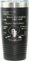Tombstone Doc Holliday theme 20oz Laser Engraved Tumbler I'm your Huckleberry...