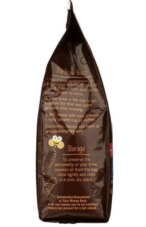 Wide Awake Coffee French Vanilla Ground Coffee, 12 Ounce...