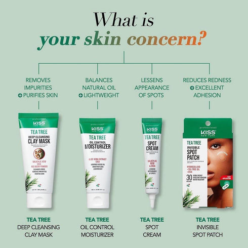 Tea Tree Spot Cream Korean Skincare Lightweight Face Spot Cream for Blemishes...