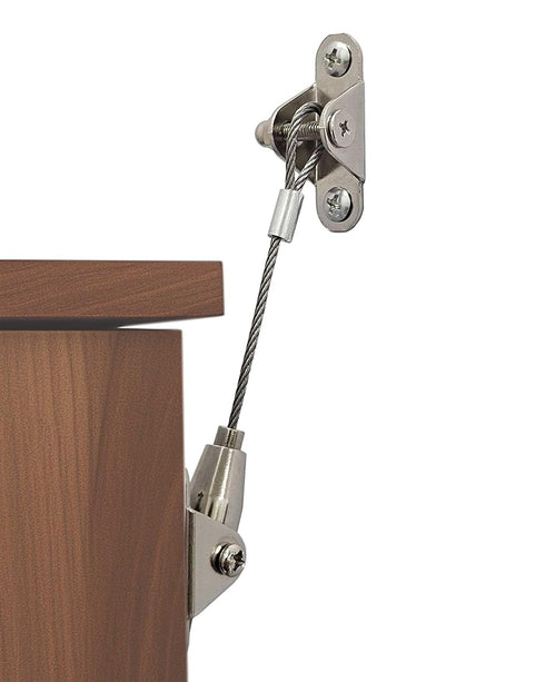 6 Sets Anti Tip Furniture Anchors for Baby Proofing, Earthquake Straps, Furniture Secure to Wall Anchors, Childproof and Home Safety, Adjustable 1...