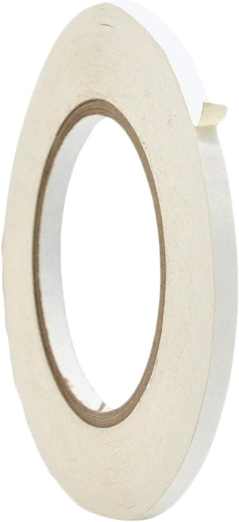 WOD CFTC6 Console Artist Tape White, 1/4 inch x 60 yds. Flatback Paper Marking/Labeling Tape Residue Free, for Watercolor Paper to Prevent Tearing...