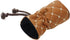 2.5-Inch Cylindrical Shape Skin Feeling Leather Fabric Gear Shift Knob Cover Automobile Shift Knob v Type Protective Sleeve (Brown)...