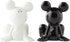 Enesco Disney Ceramics Mickey Mouse Sitting Salt and Pepper Shakers, 3.5 Inch, Black and White...
