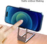 New Upgraded Back Clip Type 360 Folding Bracket, Back Clip Foldable Phone Holder, Metal Multi-Angle for Phone Back Grip Compatible with All Types ...