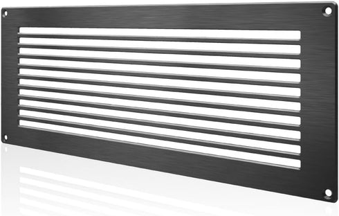 AC Infinity Passive Ventilation Grille 17", Black, for PC Computer AV Electronic Equipment Cabinets, Rooms, and Closets...