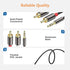 3.5mm to RCA Audio Auxiliary AUX Stereo Y Splitter Cable, 3.5 MM Convert to RCA Cable (3.3ft)......