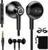 LUDOS SPECTA Wired Earbuds in-Ear Headphones, 5 Years Warranty, Earphones with Microphone for Clear Calls, Noise Isolating, for iPhone, iPad, Sams...