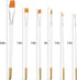 Cake Painting Brushes Set from E-Kongton, Food Safe Paint Brushes Fondant Sugar DIY Tools Set, Soft Synthetic Brush Material, Easy to Use & Easy t...