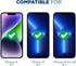 Tech Armor 4 Pack HD Clear Film Screen Protector Compatible for Apple NEW iPhone 14 (2022), iPhone 13 and iPhone 13 Pro (2021) 5G 6.1 Inch...
