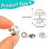 30PCS Women Shirt Brooch Buttons Cover up Anti-Exposure Fixed Brooches Pearl Decorative Pins Buttons for Coat Dress Clothes...