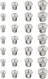 28 Pcs Dowel and Tenon Center Transfer Plugs, 1/4" 5/16" 3/8" and 1/2" Set Solid Doweling Marker Centering Pins Marker Drill Hole Tool for Woodwor...