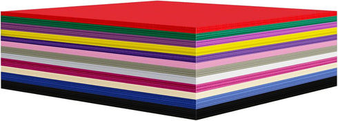 48PCS EVA Foam Sheets 1mm Thick 11.8 x 7.8 Inches Craft Foam Paper 12 Colors for Craft Projects Kids DIY Handcraft Classroom Parties and More...