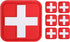 Medic Red Cross Patch, First Aid Morable Patch Perfect for Tactical IFAK, EMT Trauma Pouch 1.5-Inch 3D High Relief Patch Nurse Doctor Emergency 6 ...