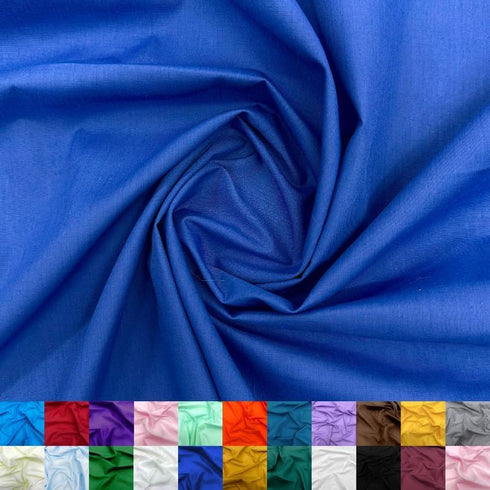 Cotton Polyester Broadcloth Fabric by The Yard - 60" Wide Soft & Breathable Fabric for Sewing - Broadcloth Fabric by The Yard for Apparel, Bedding...