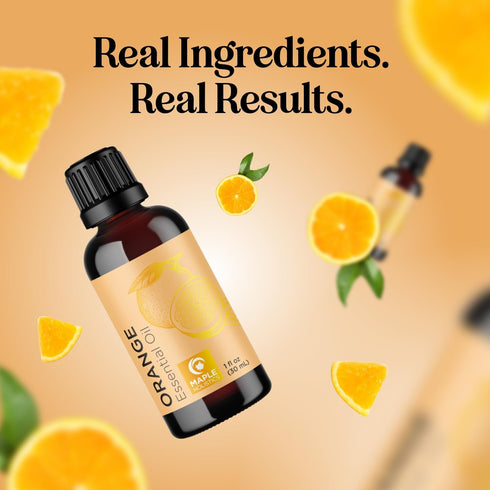 Pure Sweet Orange Essential Oil - Cold Pressed Orange Oil Essential for Diffuser Humidifier and Skin Use - Aromatherapy Diffuser Oil and Cleansing...