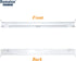 Romalon 2-Pack 2223320 Track Refrigerator Crisper Drawer Slide Rail Fit for Whirl-Pool Refrigerator Pan Slide Replace Number 1016208, AH869557, EA869557, PS869557 - a Set of Rails