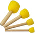 28-Pieces Assorted Size Round Sponges Brush Set, Paint Tools for Kids...