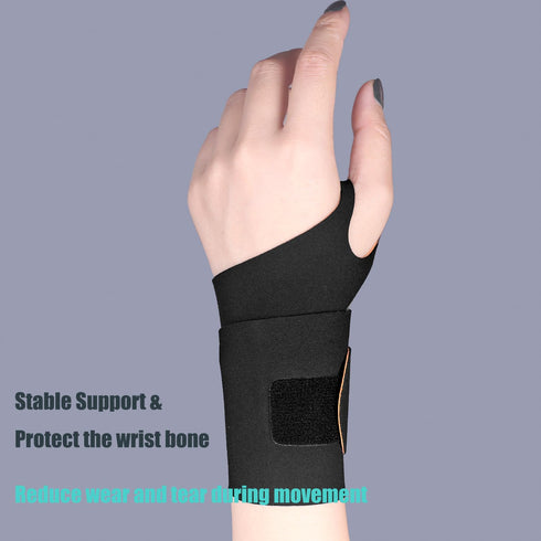YUNYILAN Ultra Thin Wrist Brace Support for Carpal Tunnel Adjustable Wrist Brace for Pain Relief, Arthritis, Tendonitis, Basketball Tennis Badmint...