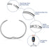 24 Pack Shower Curtain Rings,Rust Proof Shower Curtain Hooks for Bathroom,Circular Decorative Shower Curtain Rings and Hooks for Shower Rod,Metal ...