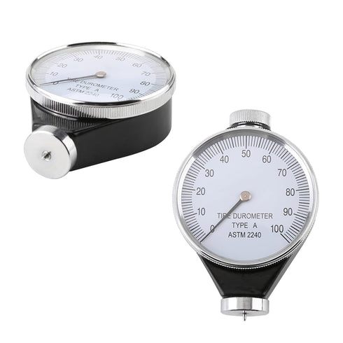 A Durometer, Rubber Hardness Tester, Rubber Tire Durometer Hardness Tester Meter 0-100 HA(Type A)...