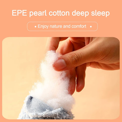 Cat Pillows for Indoor Cats, Soft Fluffy Dog Calming Pillow, Little Dog Pillows, U Shaped Half Donut Cuddler with Cute Embroidery, Washable Neck P...