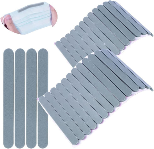 50Pcs Nose Bridge Strips Pad Anti-Fog Cushion Protection Stripe Self-Adhesive DIY Crafting (Black Latex- 100pcs)...