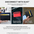 SLNT Napa Top Grain Leather RFID & NFC Signal Blocking Simple Card Wallet with 4 Credit Card Slots & 1 Center Pocket - Slim & Lightweight, Great f...