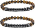 CSIYANJRY99 Lymphatic Drainage Anklet Anti-Swelling Black Obsidian Anklet Therapy Obsidian Bracelet for Women Men...