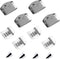 12Pcs Finger Guards Stainless Steel Finger Guard for Cutting Cutting Food to Avoid Injury when Cutting Food Adjustable Finger Protector(Double & S...