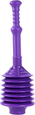 JS Jackson Supplies Professional Bellows Accordion Toilet Plunger, Thrust Plunge Removes Heavy Duty Clogs from Clogged Bathroom Toilets, Power Plu...