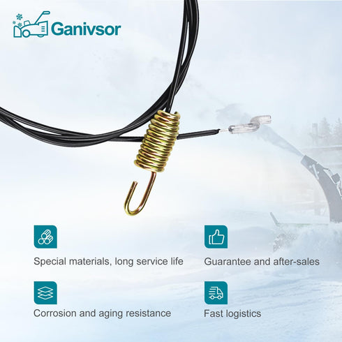 Replacement Snow Blower/Thrower Auger Drive Clutch Traction Control Cable for MTD Cub Cadet 746-04230A 946-04230A 31AH5DQ8766 31AH64Q4 31AH63N2711...