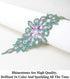 DUOBAO Rhinestone Pearl Bead Appliques Aqua Rhinestones Applique Bridal Accessories Crystal Trim Wedding Dress Sash Belt Headband DIY RA004 (23.5c...