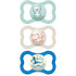 MAM Air Day & Night Baby Pacifier, for Sensitive Skin, Glows in The Dark, 3 Pack, 6-16 Months, Boy...
