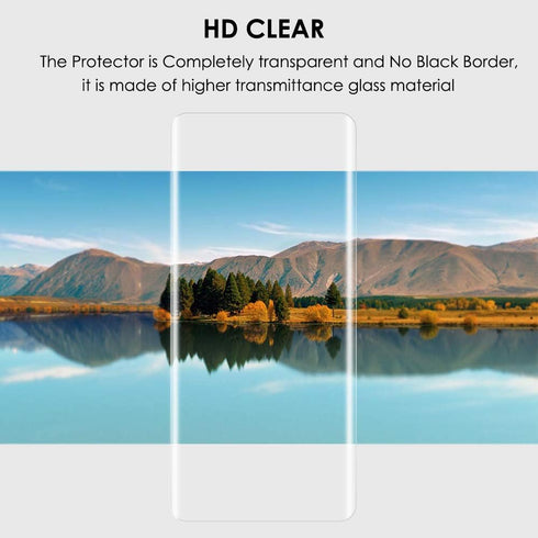 [3 Pack OnePlus 8 Pro Screen Protector Tempered Glass, UV Set, Full Screen Adhesive, Scratch Repair,Sensitive Touch,Fingerprint-ID Compatible...