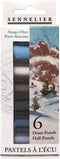 Sennelier Extra-Soft Half Pastel 6 Stick Set, Set of 6, Winter...