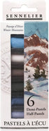Sennelier Extra-Soft Half Pastel 6 Stick Set, Set of 6, Winter...